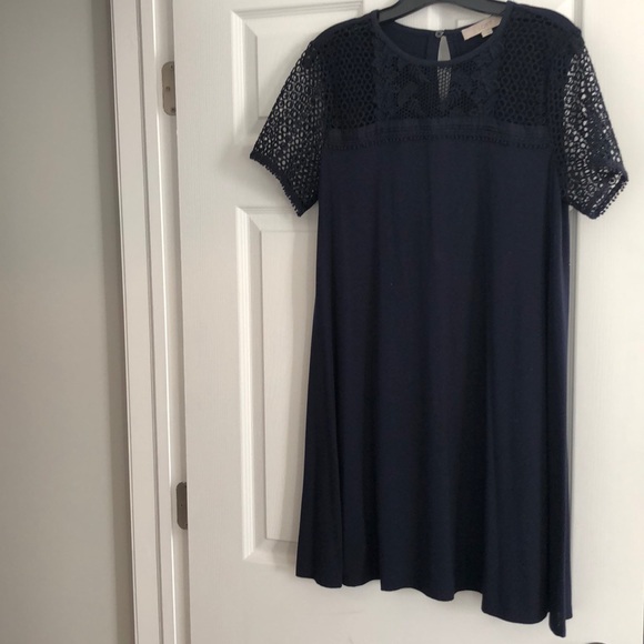 LOFT Dresses & Skirts - LOFT Swing Dress with Crochet Top